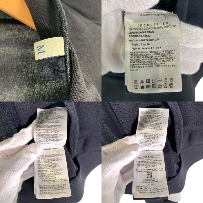 MONCLER モンクレール ZIP UP CARDIGAN ジップアップ カーディガン トラック ジャケット ブラック ホワイト 54024212UFQW Size M 福生店