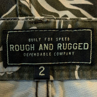 ROUGH AND RUGGED ラフアンドラゲッド カモフラージュ カーゴショーツ ショートパンツ Size 2 福生店