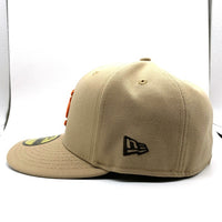 New Era ニューエラ ST LOUIS CARDINALS セントルイスカーディナルス 59FIFTY ベースボールキャップ THE CAP サイドパッチ ベージュ Size 7 1/4 (57.7cm) 福生店
