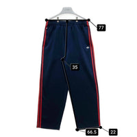 adidas アディダス FM1510 パイプパンツ ワイドパンツ ネイビー sizeL 瑞穂店