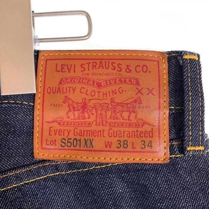 Levi's リーバイス S501XX デニムパンツ 大戦モデル 復刻 ビッグE 赤耳 ボタン裏3015 インディゴ 44501-0088 Size W38 L34 福生店