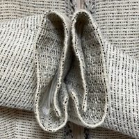 23区 ニジュウサンク ラメツイード ノーカラー ジャケット ホワイト size40 瑞穂店