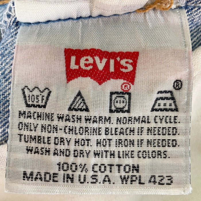 LEVI'S リーバイス 501 6501-0193 FOR WOMAN デニムパンツ  USA製 ライトインディゴ sizeW31 瑞穂店