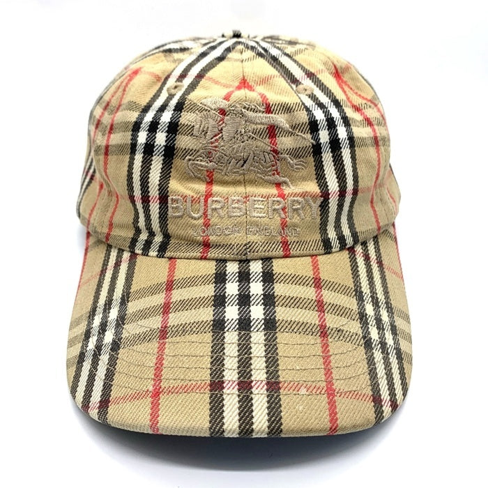 SUPREME シュプリーム BURBERRY バーバリー 22SS Denim 6 Panel チェック ベージュ  USA製 福生店