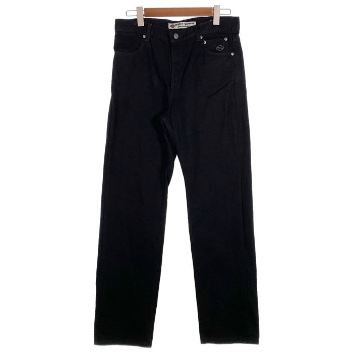 00's HARLEY-DAVIDSON ハーレーダビッドソン BLACK DENIM PANT ブラックデニムパンツ ブラック Size 32/30 福生店