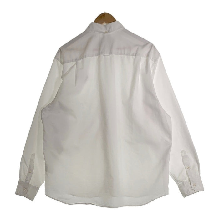 F.C.R.B. F.C.Real Bristol エフシーレアルブリストル COOLMAX EMBLEM BIG Ｂ.D. SHIRT 長袖 ボタンダウン シャツ ホワイト FCRB-232073 Size XL 福生店
