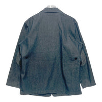 EVISU エヴィス Hidehiko Yamane デニム 3B テーラードジャケット インディゴ エルボーパッチ カモメピンズ 黒ペンキ Size 42 瑞穂店
