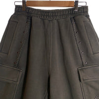 WIND AND SEA ウィンダンシー Sulfer Acid Studs Sweat Short サルファーアシッドスタッズ スウェットショーツ ショートパンツ チャコール WDS-O-STD-24-Q4-CS-03 Size M 福生店