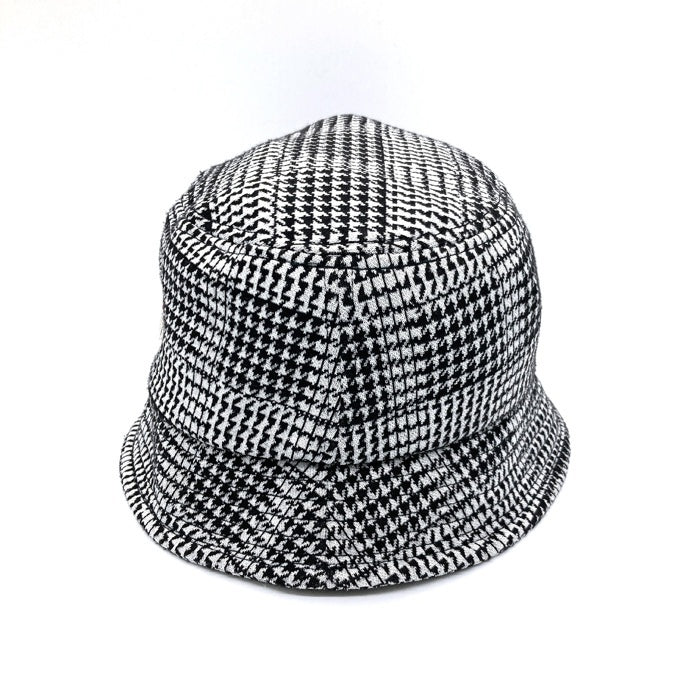 STUSSY ステューシー Lola Plaid Knit BuketHat バケットハット ブラック sizeXS 瑞穂店