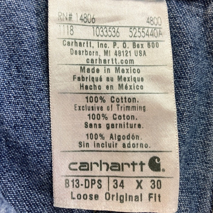 Carhartt カーハート B13DPS ルーズフィット ペインターパンツ インディゴ size34 瑞穂店