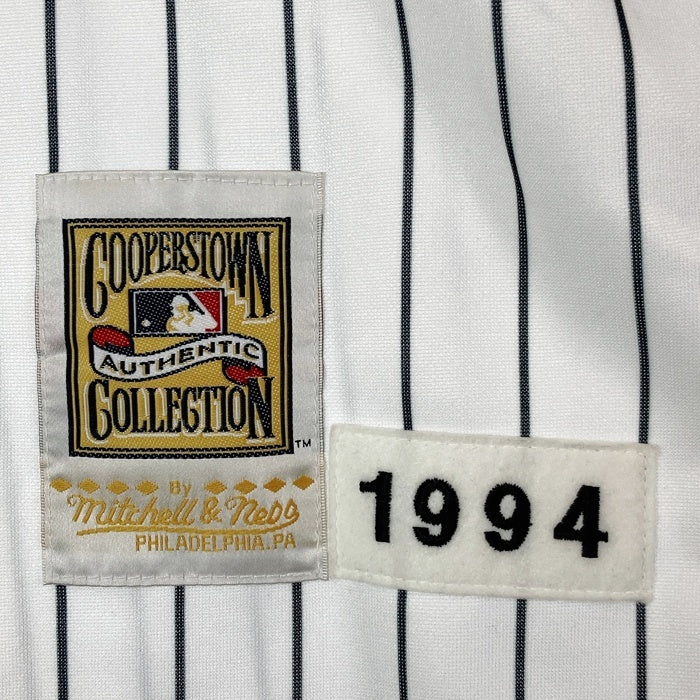 Mitchell&Ness ミッチェルアンドネス 1994 シカゴ・ホワイトソックス マイケル・ジョーダン COOPERSTOWN COLLECTION ゲームシャツ ホワイト size52 瑞穂店