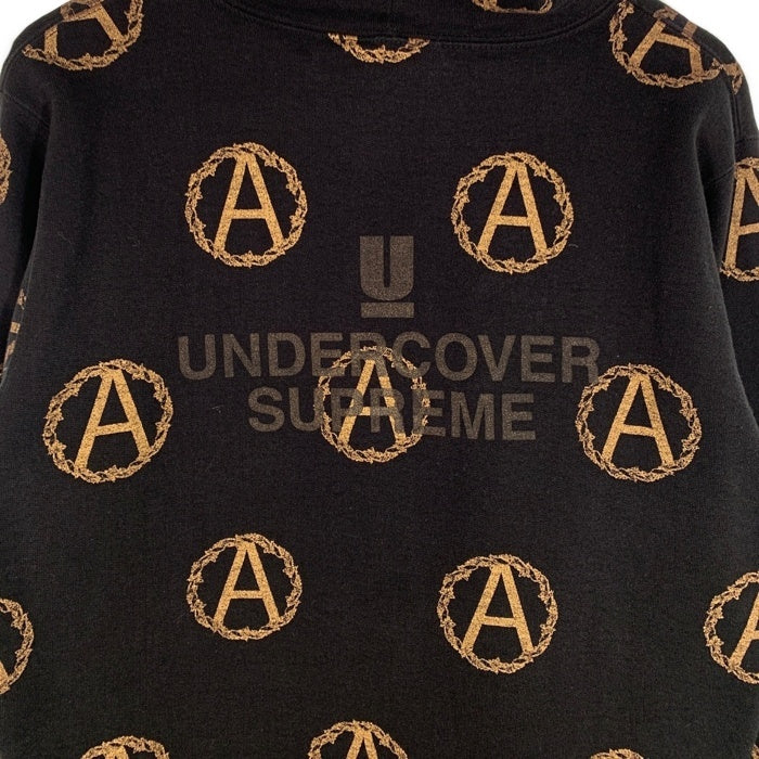 SUPREME シュプリーム 16AW UNDERCOVER アンダーカバー Anarchy Hooded Sweatshirt アナーキー プルオーバースウェットパーカー ブラック Size M 福生店