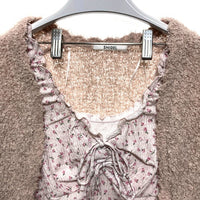 SNIDEL　スナイデル　フラッフィーボレロカーデ＆フリルキャミセット　ピンクsizeONE 瑞穂店