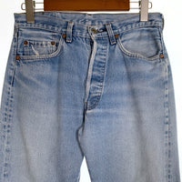 80's~ Levi's リーバイス 501 RED LINE テーパードデニムパンツ ジーンズ ライトブルー 赤耳 524 Size w78cm 福生店