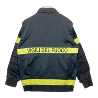 VIGILI DEL FUOCO イタリア 消防隊 ジャケット ブラック イエロー Size 52 瑞穂店