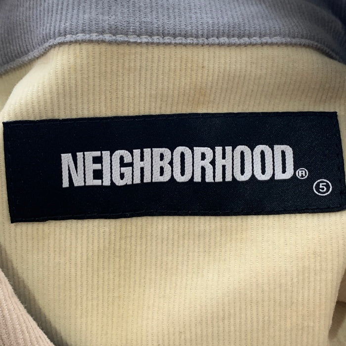 NEIGHBORHOOD ネイバーフッド 21AW CORD/C-SHIRT LS コーデュロイ ロングスリーブシャツ ベージュ クリーム 212TSNH-SHM04 Size XL 福生店
