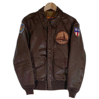 COOPER TYPE A-2 レザージャケット ブラウン GAC 201-01-8101M USA製 Size 36R 福生店
