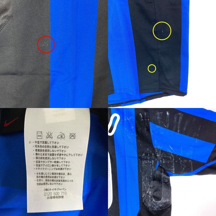 NIKE ナイキ 195851 インテル 05/06 ホーム ユニフォーム ＃10 アドリアーノ ブルー sizeXL 瑞穂店