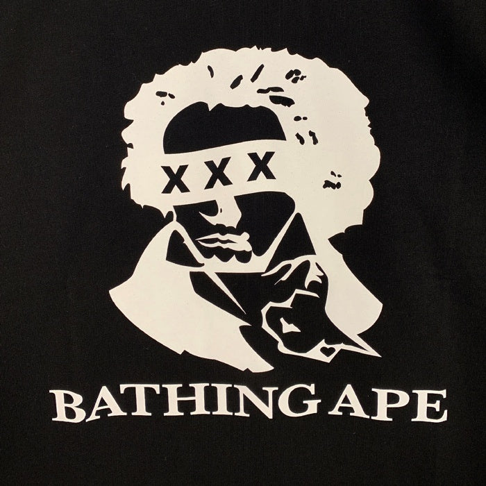 GOD SELECTION XXX ゴッドセレクショントリプルエックス 24SS A BATHING APE アベイシングエイプ プリントTシャツ ブラック GX-A24-BAST-05 Size XL 福生店