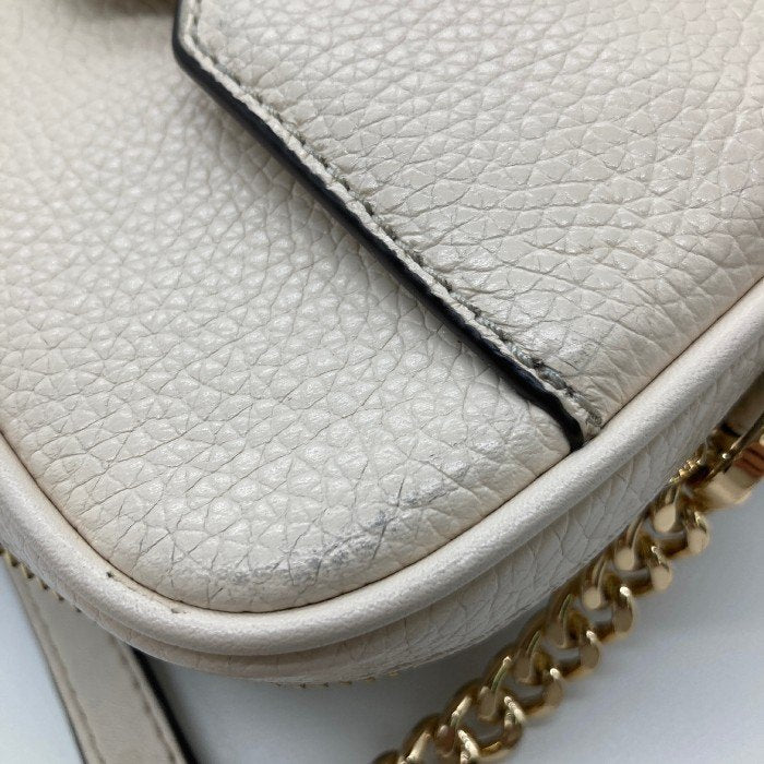 MICHAEL KORS マイケルコース チェーン ショルダーバッグ ダブルファスナー オフホワイト 瑞穂店