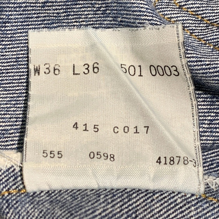 90's LEVI'S リーバイス 501XX デニムパンツ インディゴ 復刻 バレンシア工場 Size 36 福生店