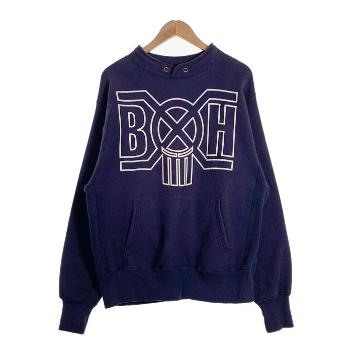 90's BOUNTY HUNTER バウンティー ハンター CAMBER キャンバー MOCK NECK SWEAT モックネック スウェット ネイビー Size L 福生店