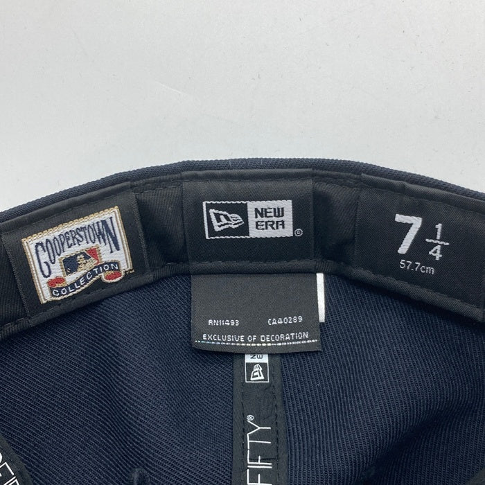 NEW ERA ニューエラ 59FIFTY クーパーズタウン デトロイト・タイガース WORLD SERIES キャップ 帽子 ネイビー  size 7 1/4 瑞穂店