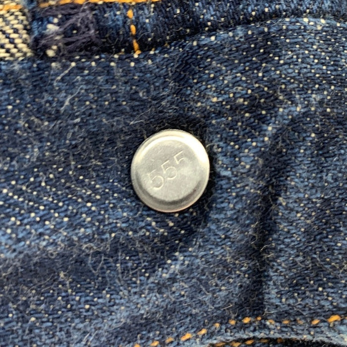 90's Levi's リーバイス 1873 XX waist overall 125周年 復刻 赤耳 ボタン裏555 デニムパンツ インディゴ 125-0024 USA製 Size W33 L36 福生店