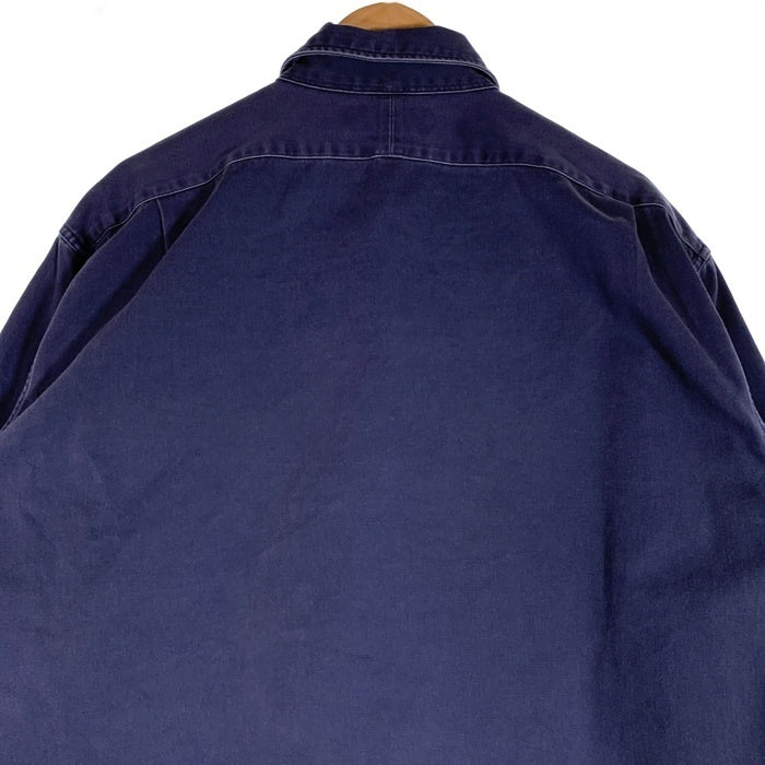 Polo by Ralph Lauren ポロラルフローレン コットン ワークシャツ 長袖 ネイビー やや厚手 Size L 福生店