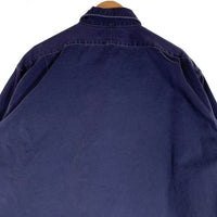 Polo by Ralph Lauren ポロラルフローレン コットン ワークシャツ 長袖 ネイビー やや厚手 Size L 福生店