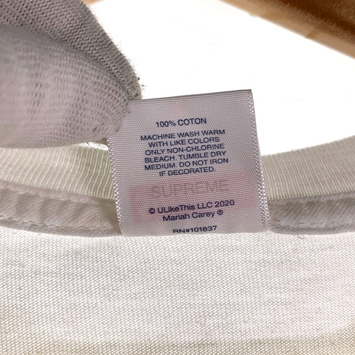SUPREME シュプリーム 20AW Mariah Carey Tee マライヤキャリー プリントTシャツ ホワイト Size M 福生店