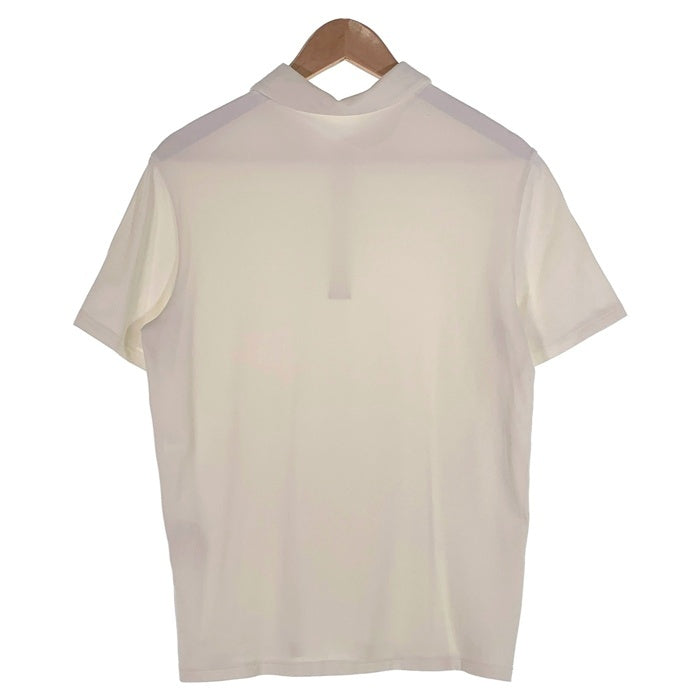 PRADA SPORT プラダスポーツ ハーフジップ 半袖ポロシャツ 生成り ETB0963 Size M 福生店