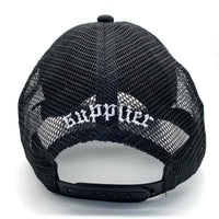 SUPPLIER サプライヤー クロスパッチ メッシュキャップ スナップバック ブラック 福生店