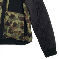 DENIM&SUPPLY RALPH LAUREN デニム&サプライ ラルフローレン キルティングジャケット リブ カモフラージュ ブラック Size XL 福生店