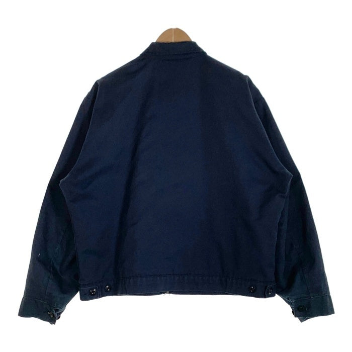 80's RED KAP レッドキャップ 企業パッチ ワークジャケット ネイビー USA製 Size XL 福生店