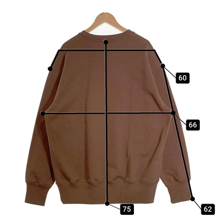 VAMBINO ヴァンビーノ クルーネックスウェットトレーナー 刺繡 ブラウン VAM-SW-01 Size L 福生店