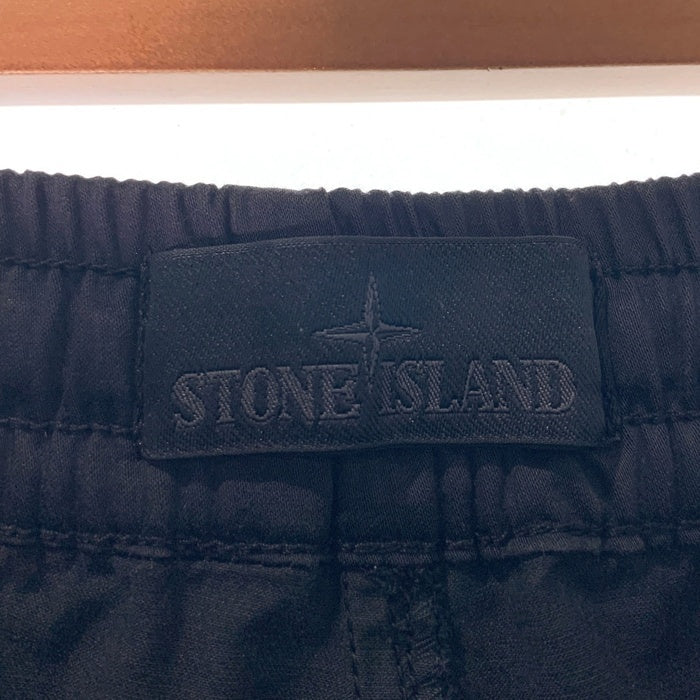 STONE ISLAND ストーンアイランド コットン ウール テーパードパンツ イージー ゴーストピース ブラック 7315325F4 Size 31 福生店