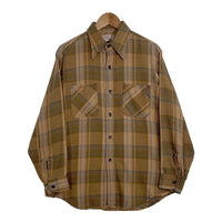 70's BIG MAC ビッグマック フランネルチェックシャツ ベージュ Size L 福生店