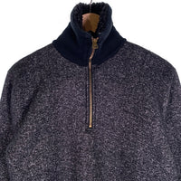 Mattson's マットソンズ FLEECE BOA HALF ZIP RACING JERSEY 裏ボア フリース ハーフジップ レーシング ジャージー スウェット ブラック チャコール Size M 福生店