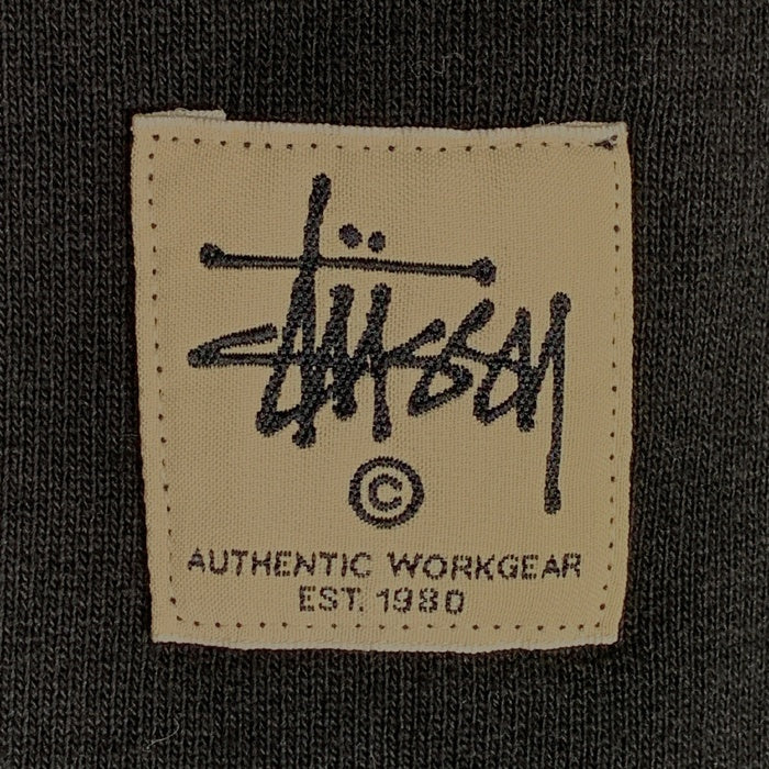 STUSSY ステューシー Contrast Stitch Label コントラストステッチラベル スウェットパンツ ブラック 116535 Size L 福生店