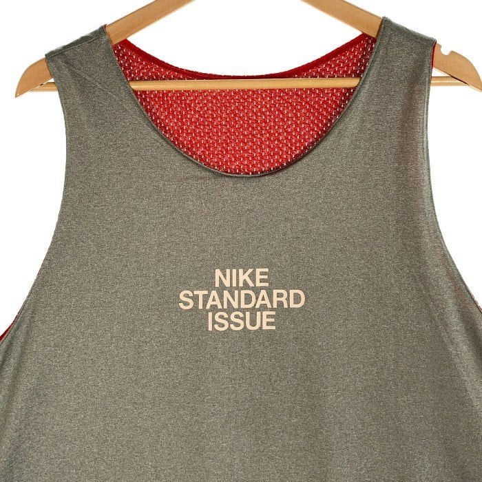 NIKE ナイキ リバーシブル タンクトップ ゲームシャツ グレー レッド メッシュ DQ5732-657 Size 3XL 福生店