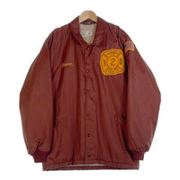 WEST WIND ウエストウィンド SAG HARBOR FIRE DEPT 裏ボア ナイロン コーチジャケット バーガンディー USA製 Size XXL 福生店