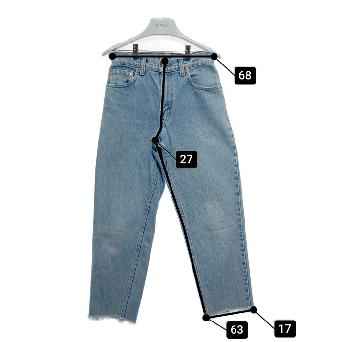 Levi’s リーバイス 90's ボタン裏216 カナダ製 裾フリンジ デニムパンツ ライトインディゴ size- 瑞穂店
