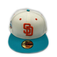 NEW ERA ニューエラ THE CAP 59FIFTY SAN DIEGO PADRES Miami drive pack ベースボールキャップ アイボリー×エメラルドグリーン size60.6 瑞穂店