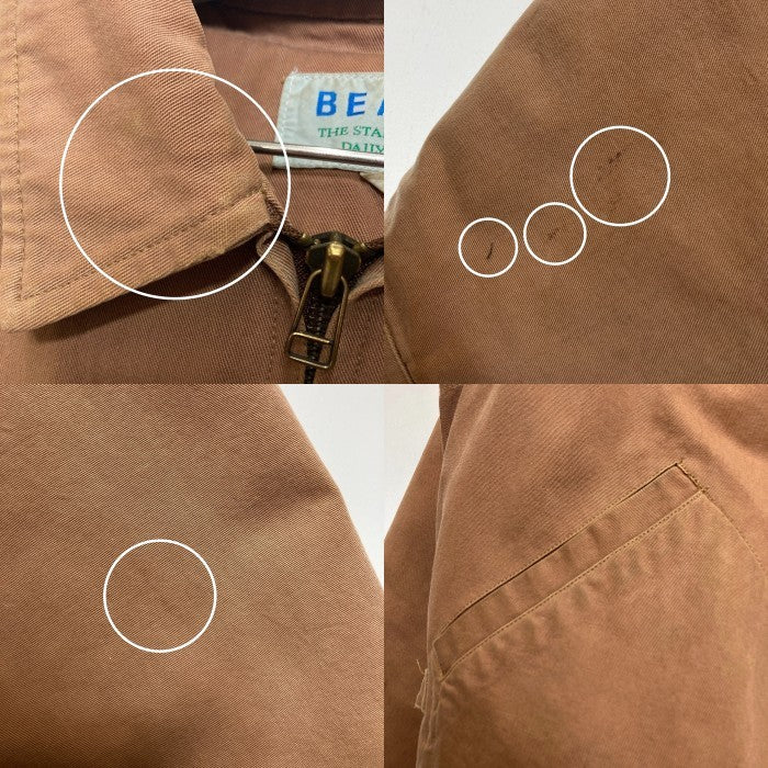 BEAMS ビームス ジップアップジャケット ベージュ Size L 瑞穂店