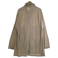 GIORGIO ARMANI ジョルジオアルマーニ レーヨン コットン ジップアップジャケット ハーフコート ベージュ Size 54 福生店