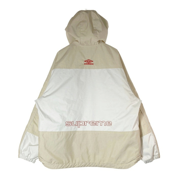 SUPREME シュプリーム×Umbro アンブロ 23SS Hooded Anorak フード アノラックジャケット ベージュ sizeXXL 瑞穂店