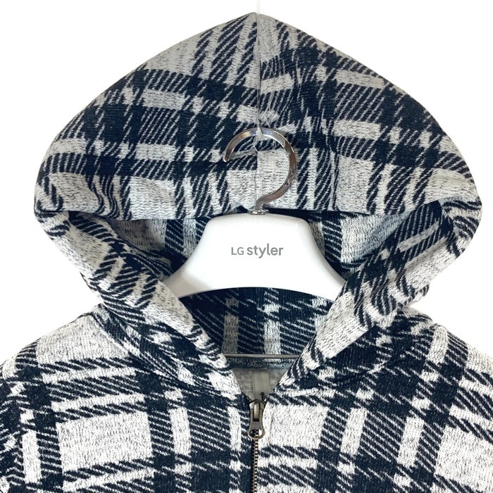 glamb グラム Freddie parka フレディーパーカー ジップアップ ニット チェック GB15AT/CS17 Size 3 瑞穂店