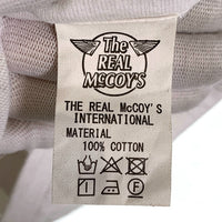 THE REAL McCOY'S リアルマッコイズ U.S.AIR FORCE プリント リンガーTシャツ ホワイト ブルー Size M 福生店