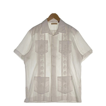 Havanera ハバネラ 半袖 キューバシャツ ホワイト Size M 福生店